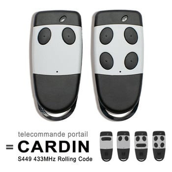 Για CARDIN S449 QZ4 QZ2 QZ3 QZ1 Τηλεχειριστήριο γκαράζ 433,92 MHz Κυλιόμενος κωδικός