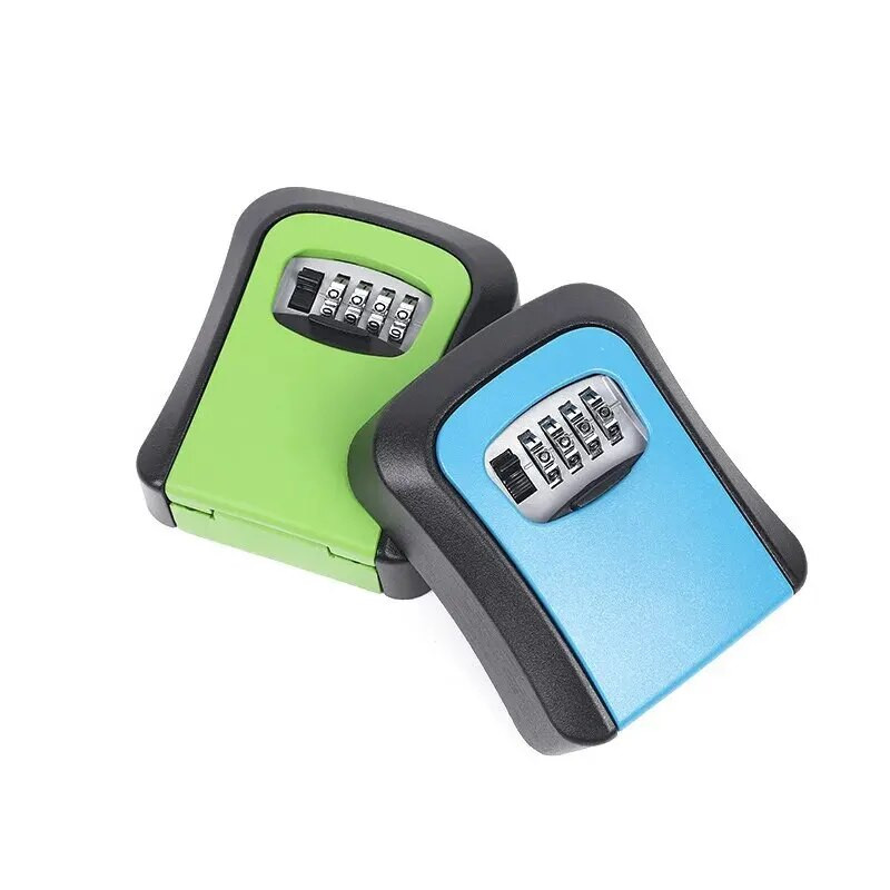 Cinka augstas kvalitātes ūdensnecaurlaidīgs, izturīgs sienas stiprinājums, paroles atslēgas glabāšanas bloķēšanas kaste 7 krāsās, viegli salabojams, nerūsējošs