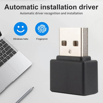 Mini USB/Type C συσκευή αναγνώρισης δακτυλικών αποτυπωμάτων για φορητό υπολογιστή Windows 10 11 Hello Biometric Scanner Μονάδα ανάγνωσης δακτυλικών αποτυπωμάτων