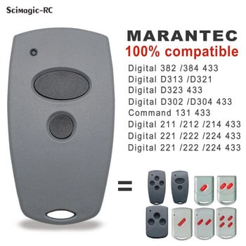 Marantec Digital 302 304 313 Comfort 220 250 252 270 AZ021 64176 Дистанционно управление 433.92MHz 433MHz Фиксиран код за отваряне на гаражни врати