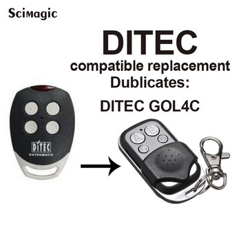 Дистанционно управление DITEC GOL4C Висококачествено копие 433,92MHz Дистанционно управление за Дубликатор за дистанционно управление на гаражни врати