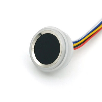 R502-F Водоустойчив DC3.3V UART Малък кръгъл пръстен RGB LED Капацитивен модул за сензор за пръстови отпечатъци Контрол на достъпа Arduino с безплатен SDK