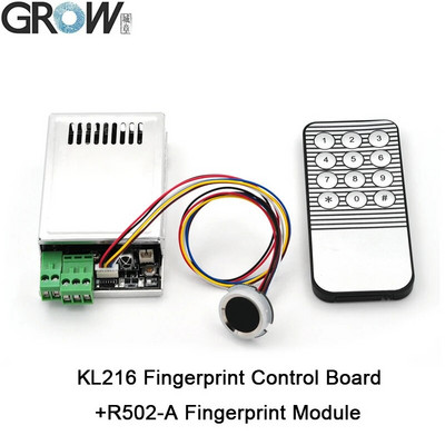 GROW KL216 Έξοδος ρελέ Βιομετρική αναγνώριση δακτυλικών αποτυπωμάτων Σύστημα ελέγχου πρόσβασης με λειτουργία Jog/Λειτουργία ανάφλεξης/Λειτουργία αυτόματου κλειδώματος