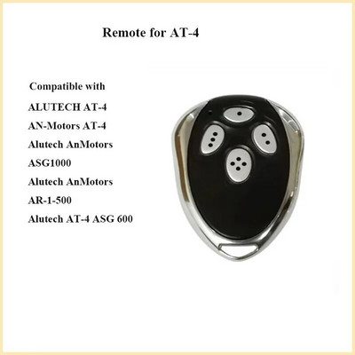 За ALUTECH 433MHz Rolling Code AR-1-500 AN-Motors AT-4 Дистанционно за гаражна врата Mando Garaje Universal AT - 4 Gate Door Remote Remote