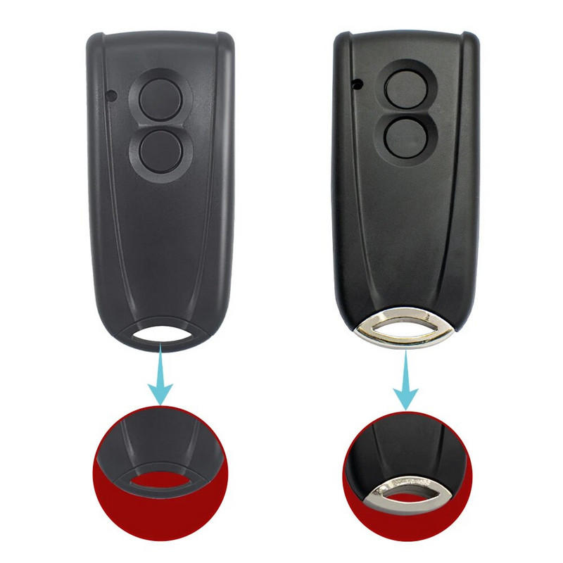 Jauna metāla pamatne HORMANN ECOSTAR RSE2 RSC2 RSC2-433 RSE2-433 Garāžas durvis/vārti Tālvadības pults 433MHz priekš Liftronic 500 700 800