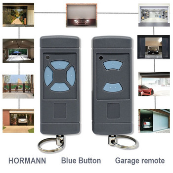 HORMANN HSE2 HSE4 868MHz Дистанционно управление за врата, съвместимо с HSM2 HSM4 HS2 HS4 868 Предавател със син бутон Отварачка за гараж
