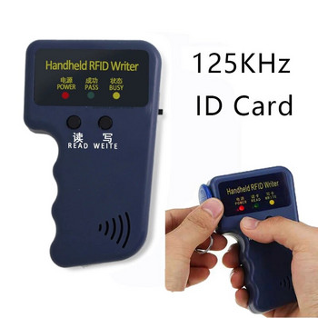 Handheld Flipper Zero Duplicator Card Reader 125KHz EM4100 Video Programmer Writer T5577 Repetitive Wipe Handheld RFID Writer