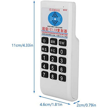 RFID копирна машина Дубликатор 125KHz 13.56MHz Card Reader Writer Cloner IC ID Карта за контрол на достъпа с EM4305 T5577 NFC UID чип етикет