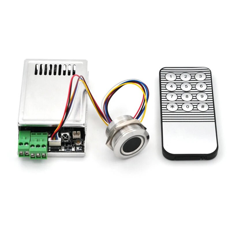 KL216 pirkstu nospiedumu piekļuves kontroles panelis ar tālvadības pulti un skriešanas režīmu / aizdedzes režīmu / pašbloķēšanās režīmu