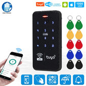 Wifi Tuya Smart Access Controller RFID-klaviatuur IP68 veekindel puutetundlik klaviatuur 13,56MHz parooliluku APP kaugjuhtimissüsteem