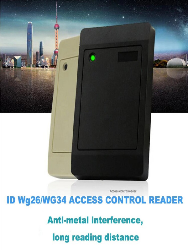 Четец на RFID IC карти Водоустойчив Wiegand WG26 34 125Khz 13.56Mhz Четец за близост за система за контрол на достъпа