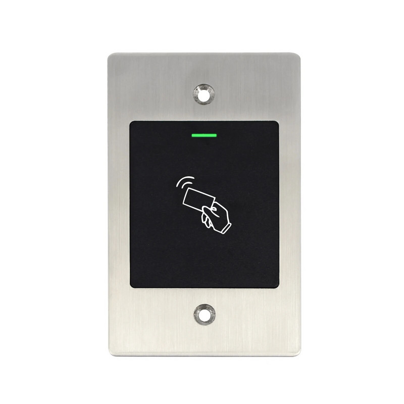 Iegultā dizaina IP66 āra durvju slēdzenes pirkstu nospiedumu piekļuves kontroles sistēma, biometriskais pirkstu nospiedumu karšu lasītājs