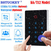 Āra IP68 ūdensizturīga RFID tastatūra pieskāriena piekļuves kontroles sistēma lietus necaurlaidīga WG26/34 125Khz 13.56Mhz piekļuves kontroliera tastatūra