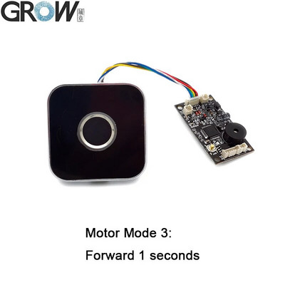 KS200+R502-AW DC3.7V--6.5V/4*AA Baterijos variklio išvesties durų prieigos kontrolės pirštų atspaudų valdymo plokštė + R502-AW pirštų atspaudų modulis