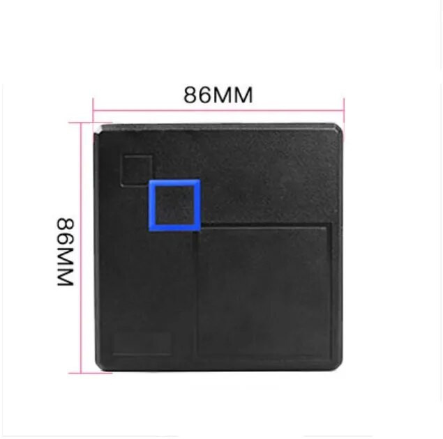 Wiegand 26/34 RFID 125KHz / IC 13.56mhz Čitač kartica Tipkovnica Čitač kontrole pristupa Boja crna