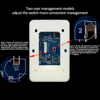 Σύστημα ελέγχου πρόσβασης κάρτας RFID 125KHZ Μηχάνημα συσκευής ενδοεπικοινωνίας Ηλεκτρονική κλειδαριά πόρτας Έξυπνο ανοιχτήρι πύλης γκαράζ Ηλεκτρικό ψηφιακό