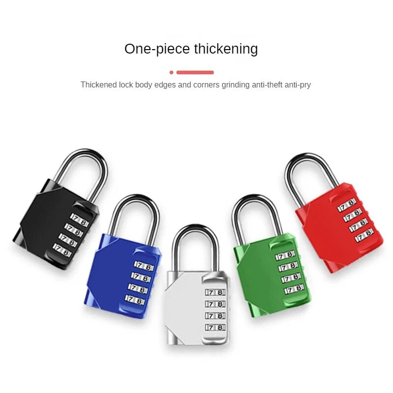 Galiu nustatyti savo slaptažodį medinės dėžės mažų baldų spintelės stalčių lagaminų laikymo krepšio sporto salės skaitmenų derinio spyna