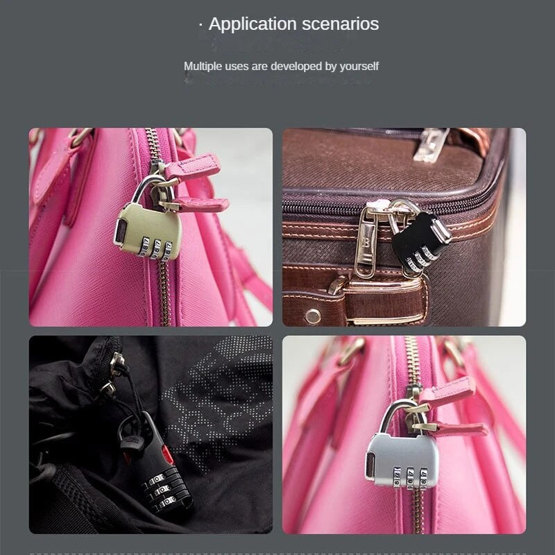 Galiu nustatyti savo slaptažodį medinės dėžės mažų baldų spintelės stalčių lagaminų laikymo krepšio sporto salės skaitmenų derinio spyna