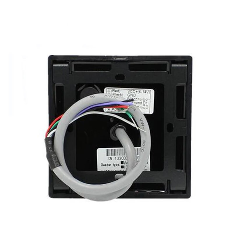 Ūdensizturīgs 13.56MHZ un 125KHZ piekļuves kontroles karšu vilkšana Wiegand karšu lasītājs Mifare vai EM karšu vilkšana kontroles karšu lasītājs