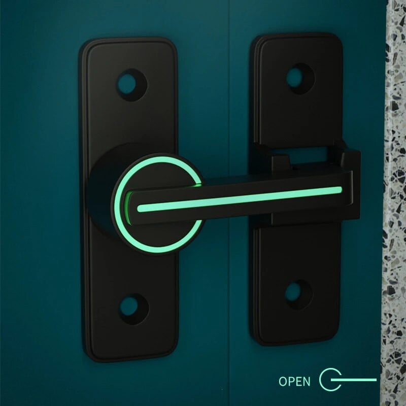 90 laipsnių 180 laipsnių tvirtas durų spynos vidinis durų varžtas Šviečiantis varžtas Senamadiškas paviršinis montuojamas kambario durų skląsčiui