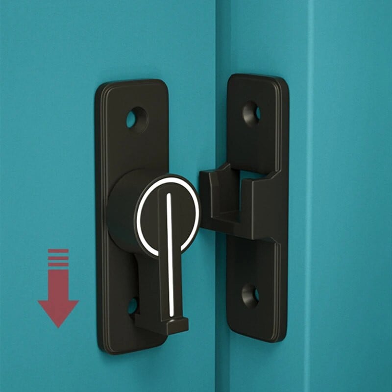 90 laipsnių 180 laipsnių tvirtas durų spynos vidinis durų varžtas Šviečiantis varžtas Senamadiškas paviršinis montuojamas kambario durų skląsčiui