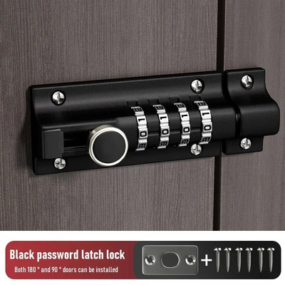 Slaptažodžio užrakto užraktas lauko vandeniui atsparus durų sagtis Medinių durų saugos spynos Apsaugos nuo vagystės Slaptažodžio užrakto sagtis Skaitmeninis durų užraktas