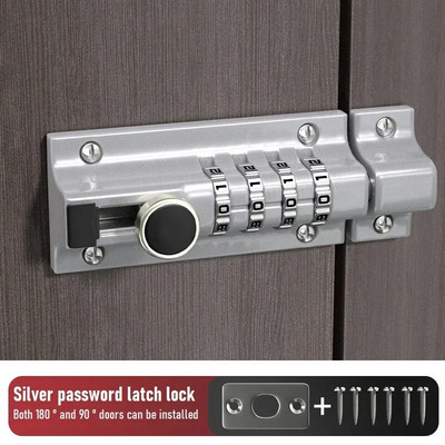 Slaptažodžio užrakto užraktas lauko vandeniui atsparus durų sagtis Medinių durų saugos spynos Apsaugos nuo vagystės Slaptažodžio užrakto sagtis Skaitmeninis durų užraktas