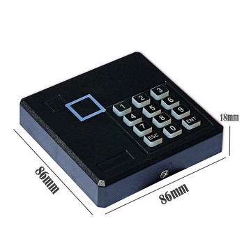 IP68 Водоустойчива клавиатура с подсветка Контрол на достъпа 125Khz 13.56Mhz RFID контролер за достъп Rfid четец Магнитна ключалка за отваряне 5000user