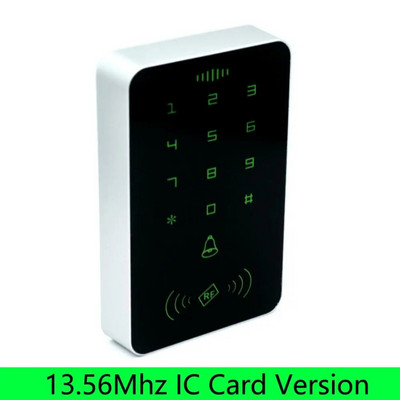 RFID piekļuves tastatūra 125KHz durvju slēdzenes piekļuves kontrole 1000 lietotāja tuvuma kartes tastatūra 13,56Mhz piekļuves redaer