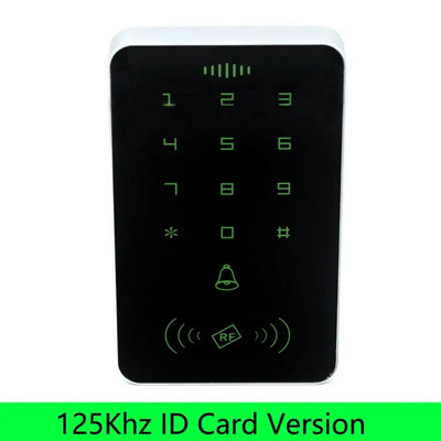 RFID piekļuves tastatūra 125KHz durvju slēdzenes piekļuves kontrole 1000 lietotāja tuvuma kartes tastatūra 13,56Mhz piekļuves redaer
