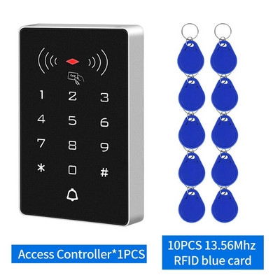 Asia Teco 2000 de utilizatori Controller de acces autonom RFID Tastatură de control al accesului panou digital Cititor de carduri WG26 pentru sistemul de blocare a ușii
