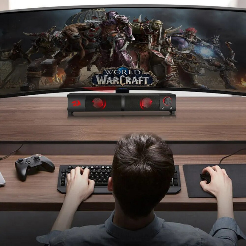 REDRAGON Orpheus GS550 Aux 3,5 mm Stereo Surround Glazba Pametni zvučnici Column Sound Bar Računalo PC Kućno prijenosno računalo TV zvučnici