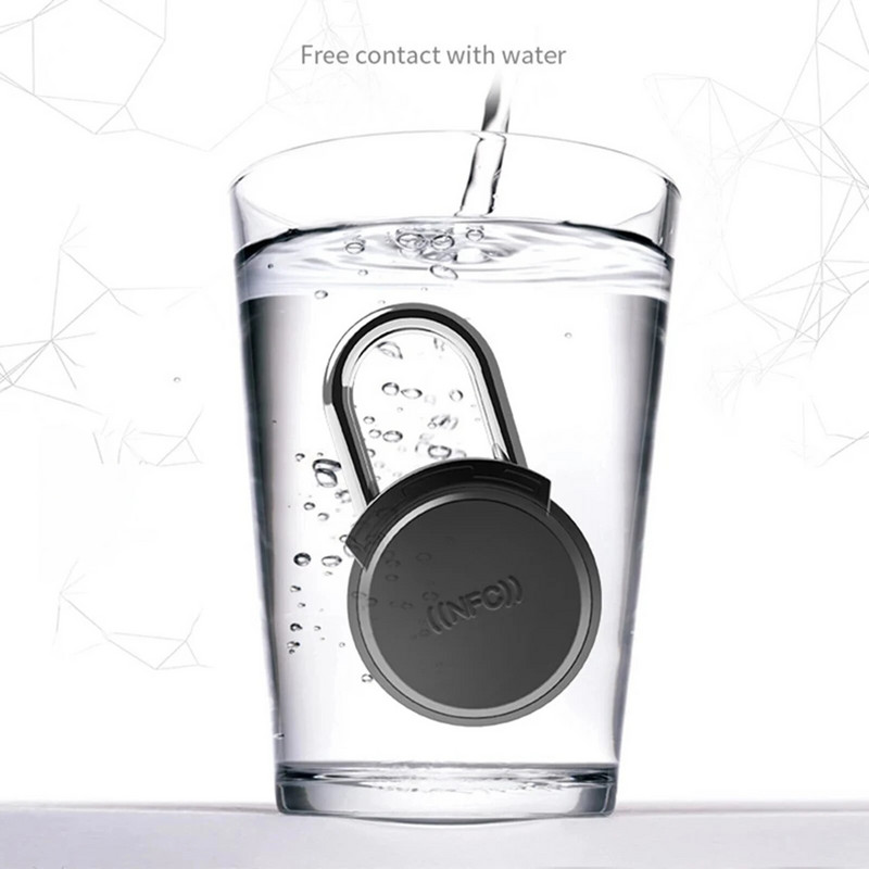 Lacăt inteligent NFC, fără baterie, fără cheie, deblocare aplicație pentru telefon mobil pentru geanta de călătorie, dulap pentru studenți, cutie cu scrisori, protecție de securitate