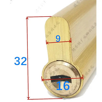 Специално ядро за ключалка за цилиндър за автоматична брава с пръстови отпечатъци Със зъбно колело C-Class 2keys Ядро за аварийно заключване на врата против кражба