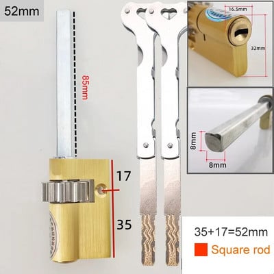 Īpašs slēdzenes kodols automātiskajam pirkstu nospiedumu slēdzenes cilindram Ar pārnesumu C klases serdi 2 atslēgas Pretaizdzīšanas durvju avārijas slēdzenes kodols