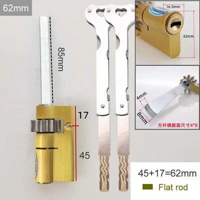 Īpašs slēdzenes kodols automātiskajam pirkstu nospiedumu slēdzenes cilindram Ar pārnesumu C klases serdi 2 atslēgas Pretaizdzīšanas durvju avārijas slēdzenes kodols