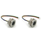 2X R503 Kruhový indikátor LED s okrúhlym krúžkom, ovládanie DC3.3V MX1.0-6Pin, kapacitný snímač odtlačkov prstov, skener odtlačkov prstov - 19 mm