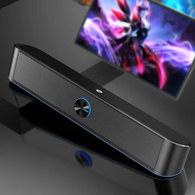 HP DHE-6003C Desktop Subwoofer Računalni zvučnici Glazba Audio Žičani Stereo Surround Gaming Zvučnici Sound Bar za PC Zvučnik