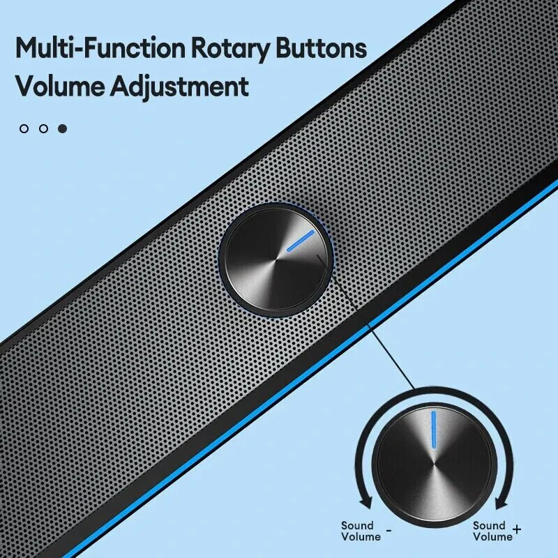 HP DHE-6003C Desktop Subwoofer Računalni zvučnici Glazba Audio Žičani Stereo Surround Gaming Zvučnici Sound Bar za PC Zvučnik