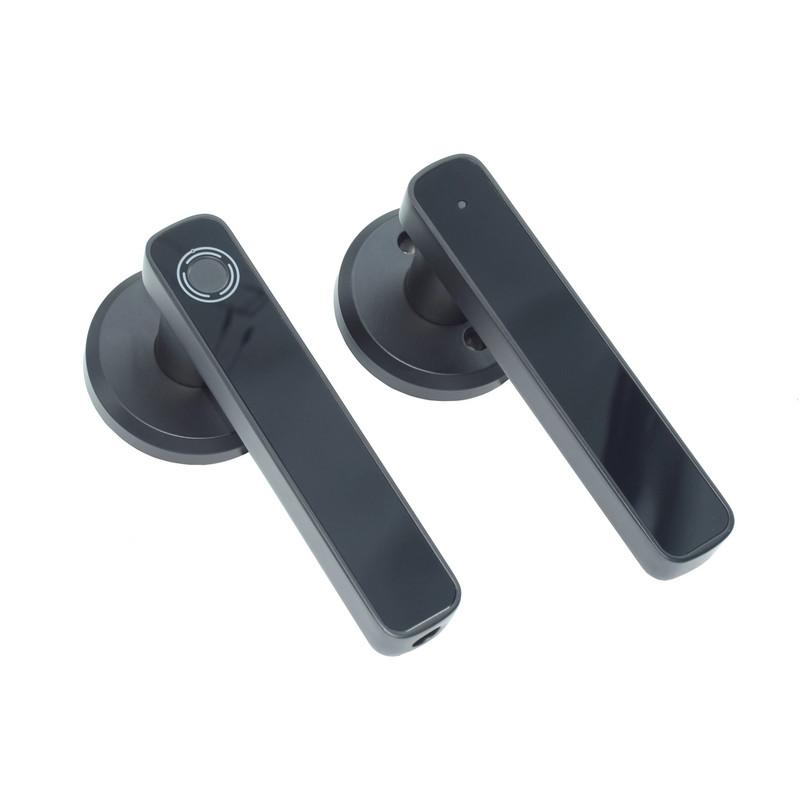 Viedā pirksta nospieduma viena fiksatora slēdzene, 30 lietotāji iekštelpu koka metāla durvīm