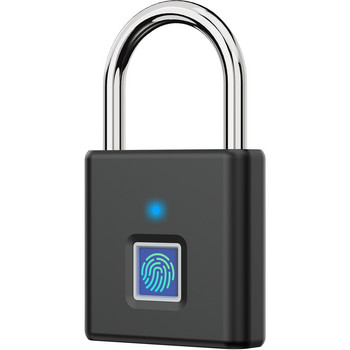 USB C Επαναφορτιζόμενο δακτυλικό αποτύπωμα Έξυπνο λουκέτο Κλειδαριά πόρτας χωρίς κλειδί Φορητή κλειδαριά δακτυλικών αποτυπωμάτων για συρτάρι βαλίτσα τσάντα Γυμναστήριο