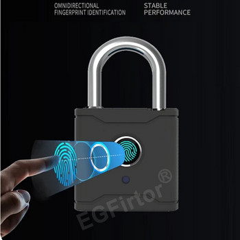 EGFirtor TTLock Bluetooth APP Интелигентен катинар Заключване с пръстови отпечатъци Безключова мини чанта Пътна чанта Електронна ключалка за врата