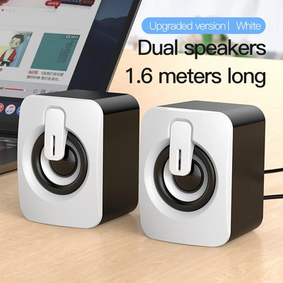 USB računalni zvučnik Duboki bas Stereo zvuk Glazbeni player Zvučnici za Macbook Laptok Desktop Notebook Računalni zvučnik