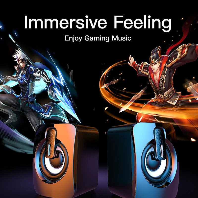 USB računalni zvučnik Duboki bas Stereo zvuk Glazbeni player Zvučnici za Macbook Laptok Desktop Notebook Računalni zvučnik