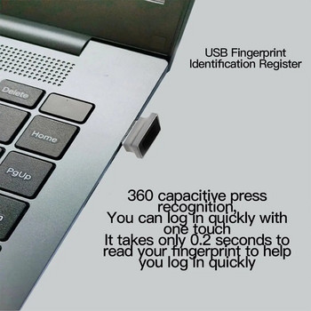 Μονάδα ανάγνωσης δακτυλικών αποτυπωμάτων USB για Windows 10 11 Hello Biometric Scanner Padlock Module Unlock Fingerprint Unlock Αξεσουάρ φορητού υπολογιστή