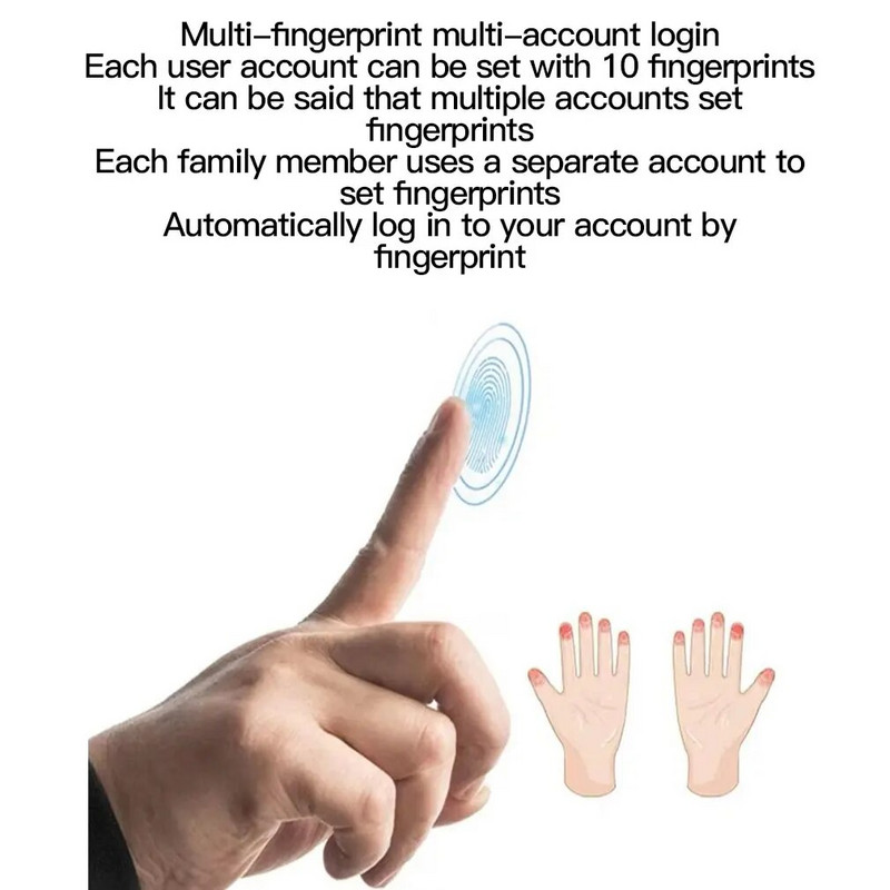 USB pirkstu nospiedumu lasītāja modulis operētājsistēmai Windows 10 11 Hello biometriskā skenera piekaramā pirkstu nospiedumu atbloķēšanas modulis klēpjdatora piederumi