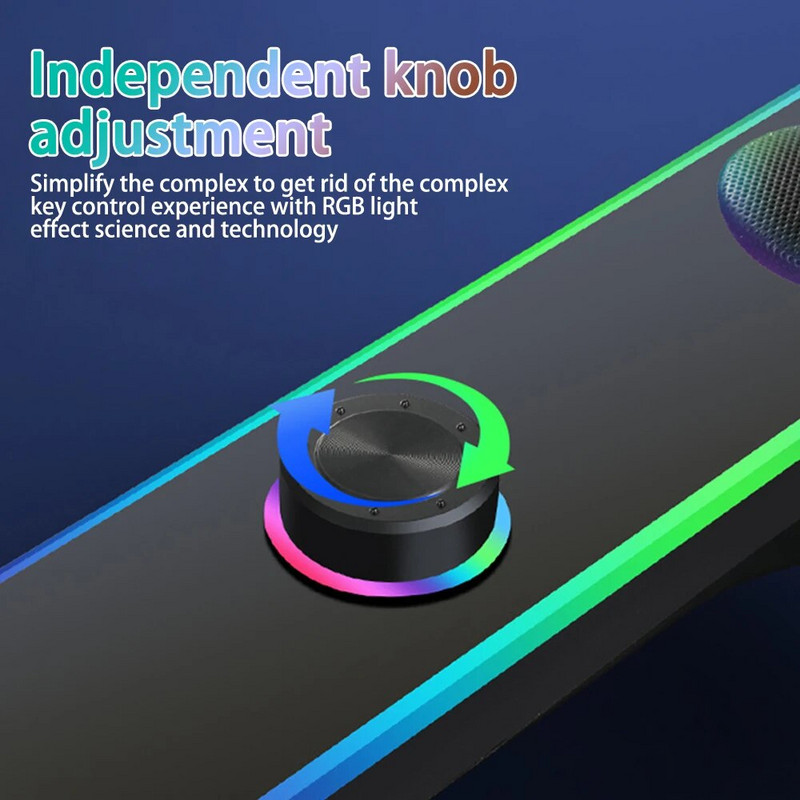 Bluetooth reproduktor 4D priestorový soundbar káblový počítačový reproduktor stereo subwoofer soundbar pre notebook PC kino TV Aux 3,5 mm