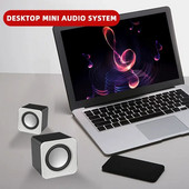 USB juhtmega arvutikõlar Bass Stereo Subwoofer Värviline LED-valgusti sülearvutitele nutitelefonidele MP3-mängija 3.5 pesa arvuti valjuhääldi jaoks