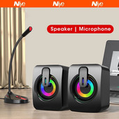 Računalni zvučnik Stereo zvuk s mikrofonom 3,5 mm AUX kućni ured PC zvučnik za Macbook Desktop Notebook Računalni zvučnik