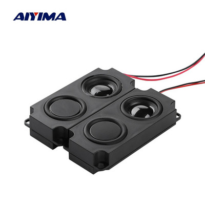 AIYIMA 2Pcs 45*100*22mm Mini Cavity Speaker 4 8 Ohm 5W Speaker Unit For Industrial Computer Projector Display Advertising